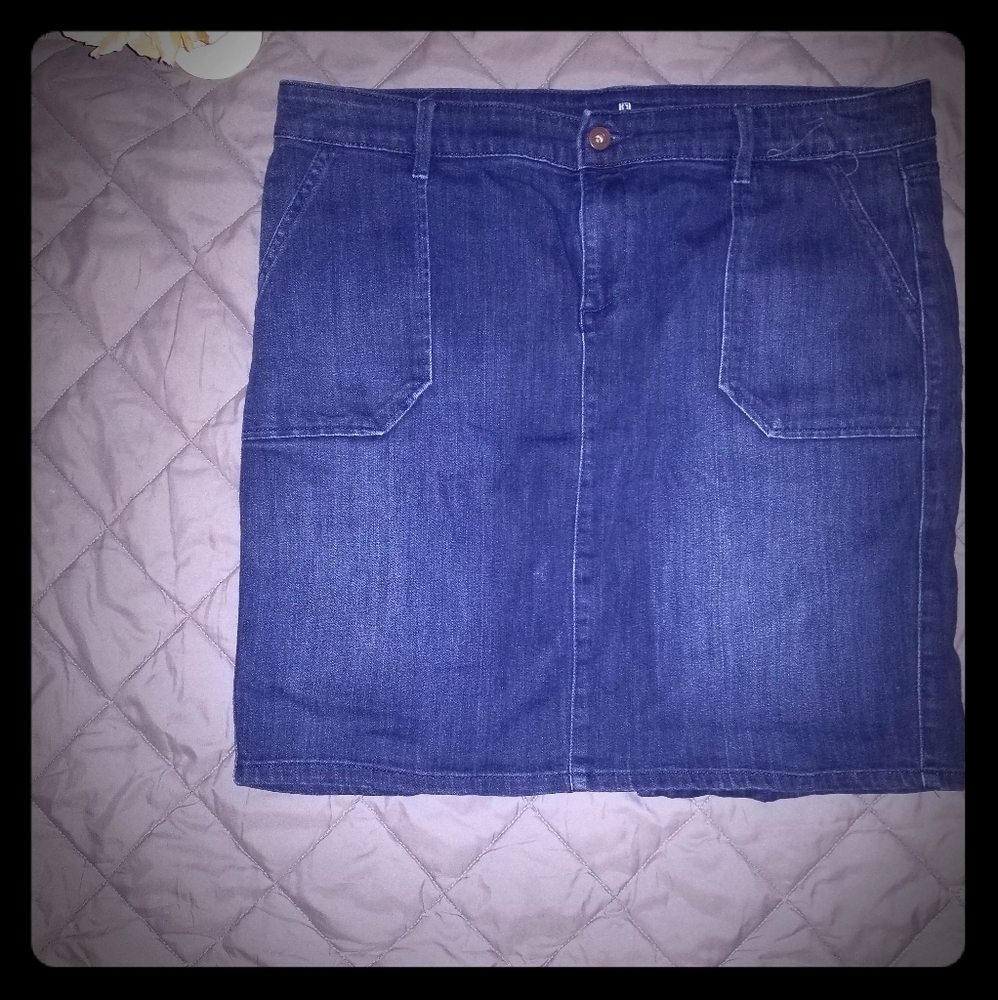 Jean skirt: Liz Claiborne